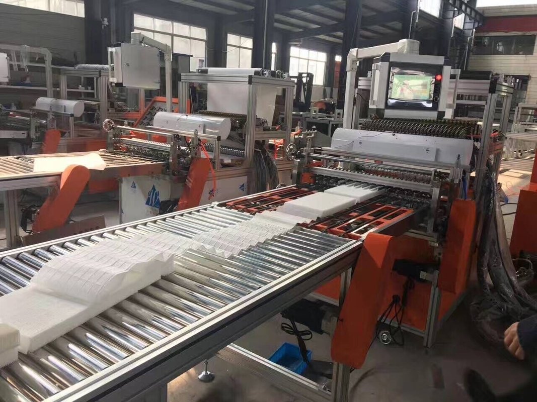 PP  HEPA Mini Pleating and Gluing Machine , Pleating Height 20mm - 100mm